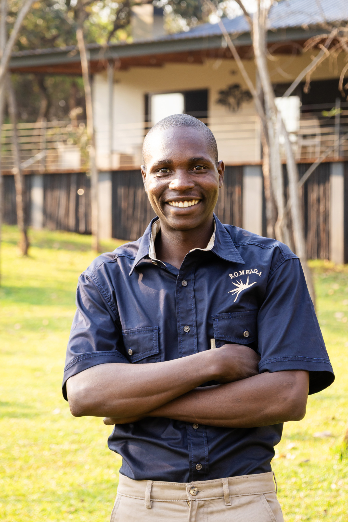 Blessing, the Muchinda who looks after House 3 at Woodlands