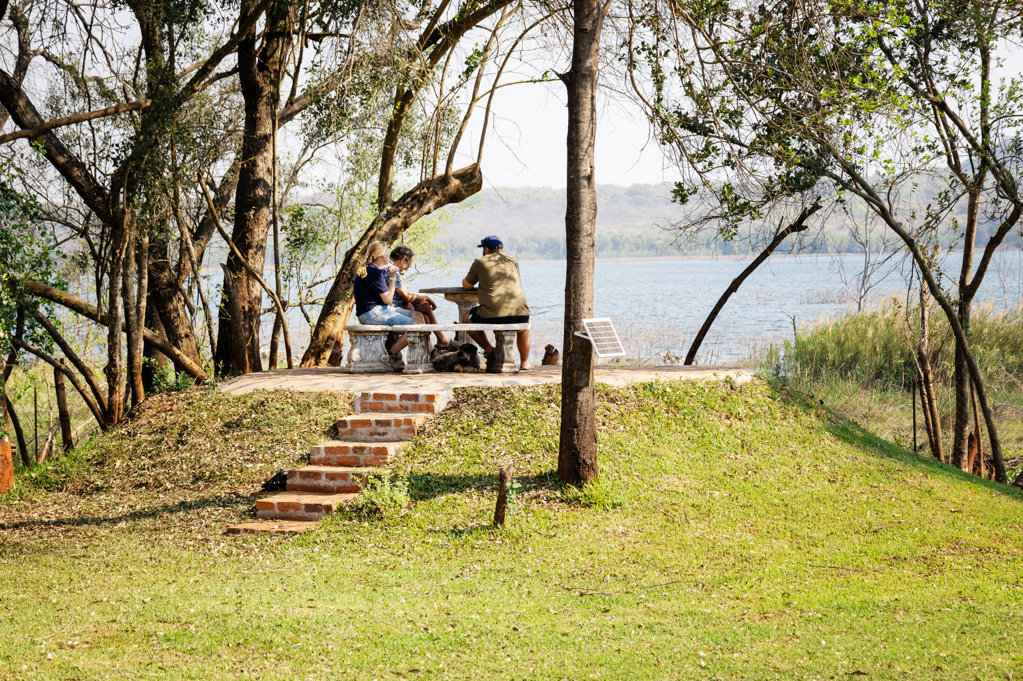 Lookout point overlooking the woodland at Woodlands Romelda